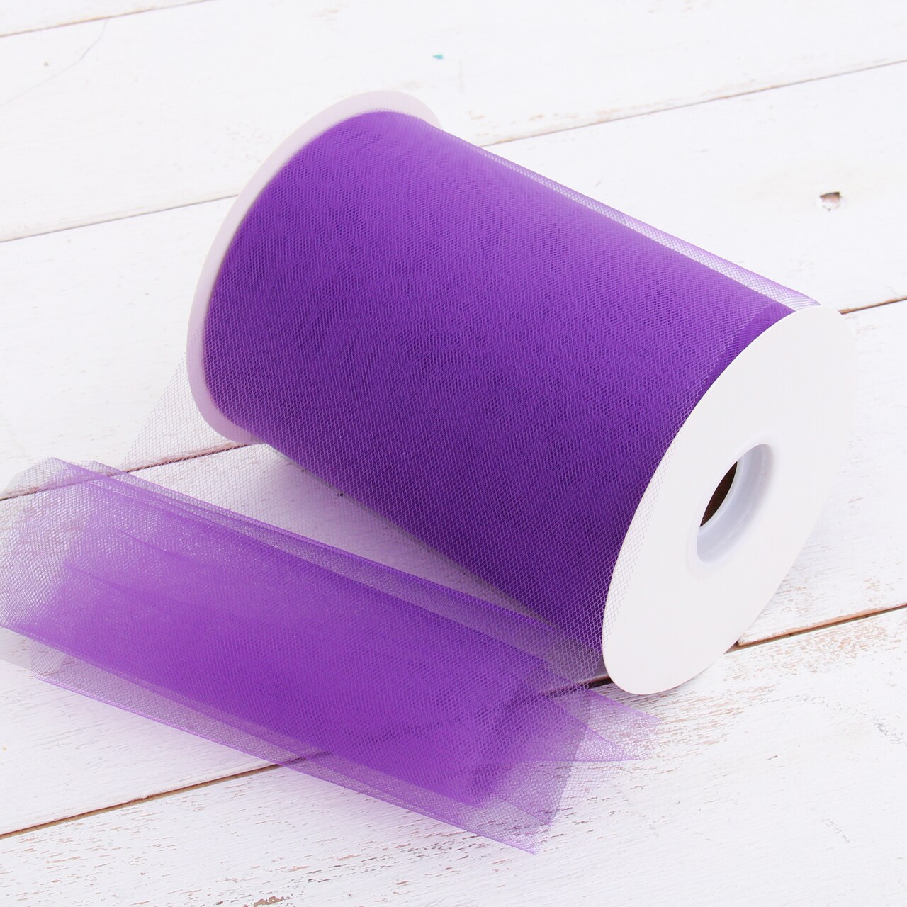 Threadart Premium Soft Tulle Mega Roll - 6" x 100 Yards (300ft) Fabric - For Wedding, Parties, Costumes, and Decoration